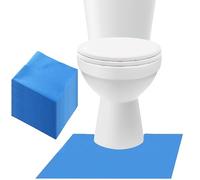 Upgraded 20 Pack Disposable Toilet Mats,Super Absorbent Toilet Floor Protector from Urine,Disposable Toilet Floor Mat for Urine,U Shaped Toilet Mat for Urine,Around Toilet Floor Protector 24" x 22"