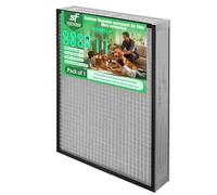 Upgraded 20x25x4 Air Filter MERV 11,Replacement Washable Air Filter HVAC AC Furnace Filters Replacement,Actual Size: 19.50 x 24.50 x 3.63