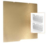 Upgraded 264x276mm for Kobra S1 Combo Build Plate PEI Double Sided Textured Flexible Spring Steel Printed Bed with 2 Scraper Blades for Anycubic Printer Accessories Replacement