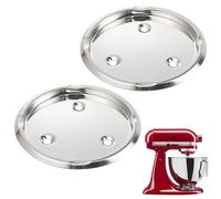 Upgraded 2Pcs W10191926 Mixer Bowl Screw Cap Replacement Fit for Whirlpool, KitchenAid Mixer - Replace AP6016640, 4163032, 1471762, 4161126, 4169918, Stainless Steel