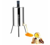 Upgraded 3 Frame Electric Honey Extractor Separator,with Transparent Lid, Stainless Steel Honeycomb Drum Spinner with Speed Adjustable, Honeycomb Extraction Centrifuge Equipment for Beekeeping