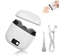 Upgraded 3 in 1 Electric Nail Clipper, 3 Speeds Automatic Nail Trimmer with LED Light & Display, Safety Toenails Clippers for Thick Nails, Rechargeable Electric Fingernail Trimmer for Adults, Seniors