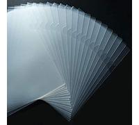 Upgraded 30 Packs A4 Transparent Folders Clear Plastic Open Top & Side Cut Flush File Wallet 220 Micron Thicker pp Report File Project Presentation Covers by JIKIOU