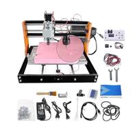 Upgraded 3018 Pro CNC Router Kit with GRBL Control DIY Offline Controller Mini Desktop with 3 Axis Limit Switches and Emergency Stop for Cutting Wood, Acrylic, PVC, PCB,