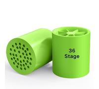 Upgraded 36-Stage Shower Filter Replacement Cartridges | High Output Shower Filter Head for Hard Water | Universal Fit 15, 20,30 Stage | Reduces Hairfall, Dandruff & Dry Skin（2-Pack