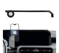 Upgraded 360° Rotation Magnetic Phone Holder for Toyota Land Cruiser 250 2024 2025 Accessories, [48+LBS Support Base & 2800gf Magnetism] Phone Mount for Land Cruiser 8/12.3" Screen Fixed Clip.