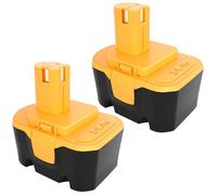 [Upgraded] 3600mAh Replacement Battery Compatible with Ryobi 14.4V Battery 1314702 130224010 130224011 130281002 1400144 1400655 HP1441 HP1441M HP1441MK2 HP1442M Battery Cordless Power Tools (2 Pack)