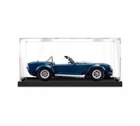 Upgraded 3MM Display Case for Lego 10357 Shelby Cobra Building Set,Dustproof Clear Display Case Compatible with Lego 10357(Not Include The Model)