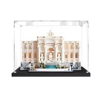Upgraded 3MM Display Case for Lego 21062 Trevi Fountain Building Set,Dustproof Clear Display Case Compatible with Lego 21062(Not Include The Model)