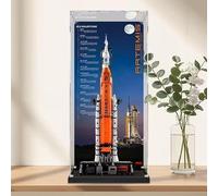 Upgraded 3MM Display Case for Lego 42221 NASA Artemis Space Launch System Rocket Building Set,Dustproof Clear Display Case Compatible with Lego 42221(Not Include The Model)
