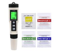 Upgraded 4 in 1 ORP Temp Meter Digital Water Tester & Hydrogen Generator Water Bottle with/Non Backlight Digital Meter Tester