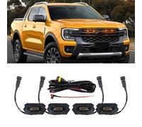 Upgraded 4 PCS Led Grill Lights Compatible with Ford Ranger T9 2022-2025 Fuse and Instruction Included