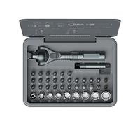 Upgraded 40-in-1 Multi Bit Magnetic Screwdriver Set with Detachable Ratchet Handle|180 Rotating|Upgraded Ratcheting Screwdriver Set for Electrical,Automotive,Mechanical,Bicycle,Furniture Repair