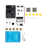 Upgraded 51 Single Chip Children Small Game Console Electronic Set Puzzle Welding Practice Components Kit