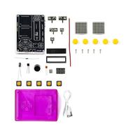 Upgraded 51 Single Chip Children Small Game Console Electronic Set Puzzle Welding Practice Components Kit