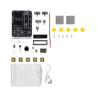 Upgraded 51 Single Chip Children Small Game Console Electronic Set Puzzle Welding Practice Components Kit