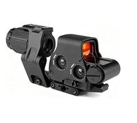 Upgraded 558 Red Dot Optic Sight & G33/G43/G45 3X/5X Magnifier & Riser Mount & Fast FTC Mount Combo，NV Compatible Holographic，QD Flip-to-Center Mount，2.26" Optical Centerline Height，Fit 20mm Pic Rail
