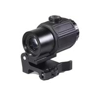 Upgraded 558 Red Dot Sight & G33/G43/G45 Magnifier Scope Combo，NV Compatible，Optic Holographic Sight & 3X/5X Magnifying Glass Set，Flip to Side Quick Detach Mount，High Clarity Glass，Fit 20mm Pic Rail