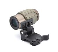 Upgraded 558 Red Dot Sight & G33/G43/G45 Magnifier Scope Combo，NV Compatible，Optic Holographic Sight & 3X/5X Magnifying Glass Set，Flip to Side Quick Detach Mount，High Clarity Glass，Fit 20mm Pic Rail