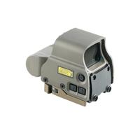 Upgraded 558 Red Dot Sight & G33/G43/G45 Magnifier Scope Combo，NV Compatible，Optic Holographic Sight & 3X/5X Magnifying Glass Set，Flip to Side Quick Detach Mount，High Clarity Glass，Fit 20mm Pic Rail