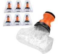 Upgraded 6 Pack Storage Bags for Volcano Accessories with Adapter and User Manual Reusable