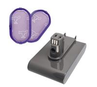 Upgraded 7.0Ah DC35 Type A 22.2V Battery Compatible for Dyson DC30 DC31 DC34 DC35 DC44 Type A(Not Fit All Type B Series) Cordles Vacuum Cleaner(Bonus 2Pcs Filters)