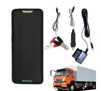 Upgraded 7.5W-Solar-Battery-Trickle-Charger-Maintainer-12V Portable Waterproof Solar Panel Trickle Charging Kit for Car, Automotive, Motorcycle, Boat, Marine, RV, Trailer, Powersports, Snowmobile, etc