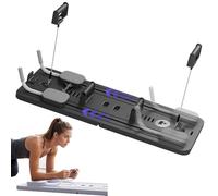 Upgraded Ab Roller Wheel Training Board with Elbow Support,Multi-Functional ab wheel roller, Automatic Rebound Abdominal Board Core Trainer Ab Exercise Machine Home Workout Equipment (Black)
