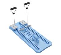 Upgraded Abdominal Trainer Abdominal Roller Board, Pilates Board Pilates Reformer Set Ab Roller Training Device Automatic Rebound Abdominal Muscle Trainer with Resistance Band, Pilates Reformer for