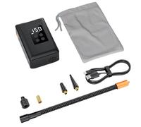 Upgraded ABS Bike with Digital Pressure Gauge, Fast Inflation Lightweight Air Compressor for Cycling Commuting Air Pumps for Mountain Bikes