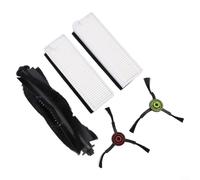 Upgraded Accessory Bundle for Laresar Evol 3 Robot Vacuum, with Main Roller, Washable Filters and Flexible Side Brushes, Ensures Suction Power(A)