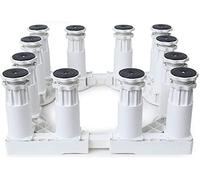 Upgraded Adjustable Dryer Stand Base with Heavy-Duty Rollers - Strong Feet Holder for Refrigerator & Freezer Fits 18.5-21.5cm Supports Up to 400 lbs