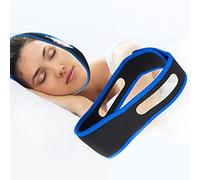 [Upgraded] Anti Snoring Chin Strap, Stop Snore Chin Strap, Snoring Solution Snore Stopper, Effective Anti Snoring Devices Stop Snoring Sleep Aid Snore Reducing Aids for Men Women, 2024-blue