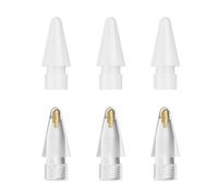 Upgraded Apple Pencil Tips for Apple Pencil[6 Pack]，Compatible with Apple Pencil 1st and 2nd Gen， Apple Pencil Tips Replacement