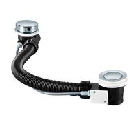 Upgraded Bath Waste and Overflow Kit Chrome Pop Up Bath Plug Bath Drain (Bathwaste)