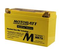 Upgraded Battery Motobatt 6.5 Ah AGM Battery MB7U
