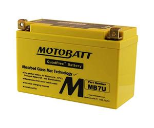 Upgraded Battery Motobatt 6.5 Ah AGM Battery MB7U