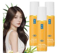 Upgraded Bccnerty Anti-Aging Serum New 2025 Formula Bccnerty Eye Anti-Wrinkle Eye Essence Oil,Facial Serum Rollon for Dark Circle Eyes Bags,Gentle,Smooths Fine Lines,Deeply Moisturizes ((10ml), 3Pcs)