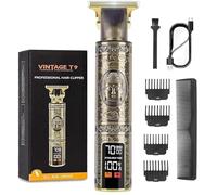 Upgraded Beard Trimmer Men Hair Clippers Trimmer with LCD Display, Professional Hair Shaver Barber Clippers Cordless Detailer Trimmer, Long-Lasting Battery Clippers for Haircuts, Gifts for Men