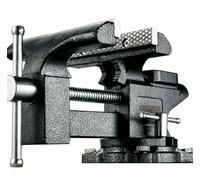 [Upgraded] Bench Vise 6” - Table Vice For Workbench, Utility Vise with Heavy Duty Cast Iron, Multi-Jaw, 270 Degree Swivel Base, Larger Anvil, Easy Adjustment for Woodworking, Workshop DIY Uses