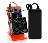 Upgraded Bitcoins Miner NerdQaxe++ Rev 6.1, 6TH/S Solo Lottery Miner, 100W Low Power Consumption & Dual Front-Rear Silent Fans for Superior Cooling, Open-Source Crypto Mining Machine for Home Use
