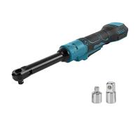 Upgraded Brushless 3/8" Cordless Ratchet Wrench Compatible with Makita 18V Battery, Torque 80N.m, 320RPM, Variable Speed, Extended Electric Ratchet Wrench with LED Light