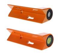 Upgraded Bubble 90 Degree Circular Vial Aluminum Die Cast Rod 110mm/4.3-inch Length Fitting For Measuring Small
