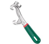 Upgraded Bucket Opener Tool 5 Gallon, 8.5 Inch Aluminum Paint Bucket Lid Opener Wrench with Non-slip Rubber Handle Grip, Metal Can Opener Lid Pail Remover Tool for Home Industrial