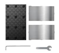 Upgraded Build Plate for ELEGOO Mars 5/Mars 5 Ultra 3D Printer 160x95.6mm | 2PCS Spring Steel Sheet Flexible Build Plate and 1PCS Base,Textured Magnetic Platform 3D Printer Plate Easy Release