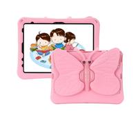 Upgraded Butterfly Case for iPad (A16) 11th Generation 11 Inch (2025), iPad 10th Generation 10.9 Inch (2022), 3D Cartoon Soft EVA Foam 360 Rotating Stand Cover for Kids Girls - Pink
