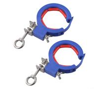 Upgraded Cable Pulley Tray with Roller for Wire Guide and Cable Management, Reinforced Nylon + Stainless Steel, 25kg Load Capacity, Dark Blue (Set of 2)(2PCS)