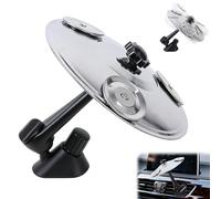 Upgraded Car Crash Cymbal Air Vent, Mini Car Symbol Drum with 3-pair Small Cymbals, Fun Music Gadget for Driver Drummer Music Lovers