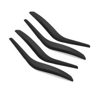 Upgraded Car Interior Left Right Door Pull Handle Cover Trim Replacement for X1 E84 2011 2012 2013 2014 2015 Interior Handle Trim Panel Handle Cover(Black 4PCS)