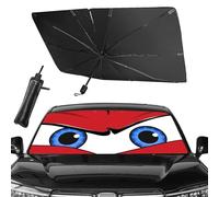 Upgraded Car Windshield Sun Shade Umbrella, Car Shade Front Windshield Sun Shade, Foldable Umbrella for Block UV Rays & Sun Heat Protection, 57"X31"
